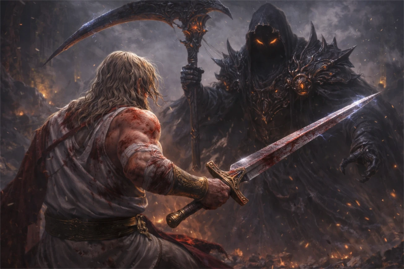 Combate épico contra el Guardián de las Sombras